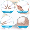 thumbnail image 5 of EcoNesxp 20 Pieces Finger Bandages Cloth Toe Splint Bandage x Pain Relief 5 Inch Light Brown, 5 of 5