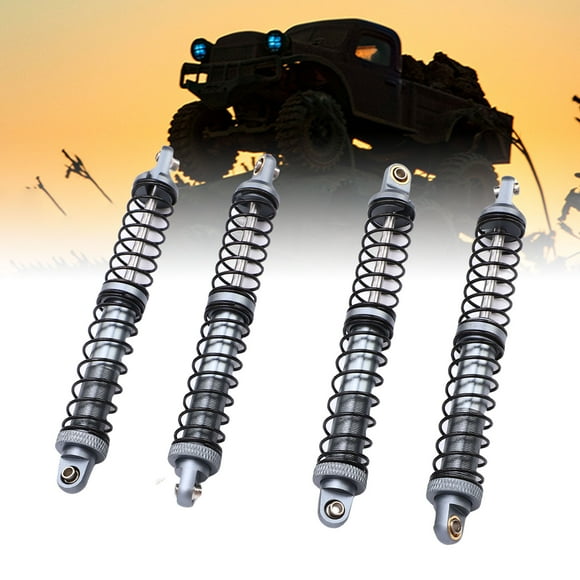 Amortisseurs à Ressort à Double Étage 110mm RC Crawler en Alliage Léger pour Voitures RC 1/10 Tout-Terrain
