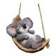 thumbnail image 2 of Colección de artesanías decorativas colgantes con forma de animales de jardín, regalo decorativo de resina para jardín. Koala estilo D, 2 of 8