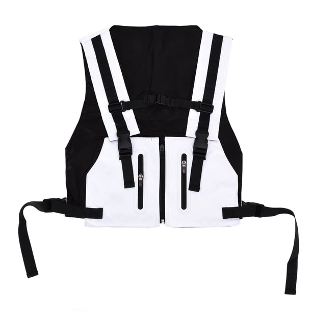 Chaleco De Alta Visibilidad Bolsillo Con Cremallera Impermeable Senderismo Chaleco Reflectante Poliéster Para Ciclismo ANGGREK Juguetes