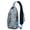 Artistic Paisle, variant on Botanical Garden Print Sling Backpack with Artistic Wildflower Design, Lightweight Durable Crossbody Daypack, Adjustable Strap, Multiple Compartments for Travel and Daily Use