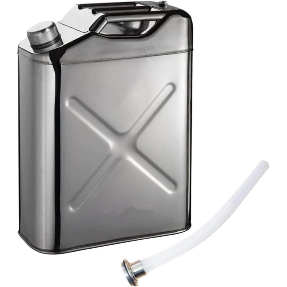 Stainless Steel Jerry Can 5 Gallon Water Can 20 L Portable