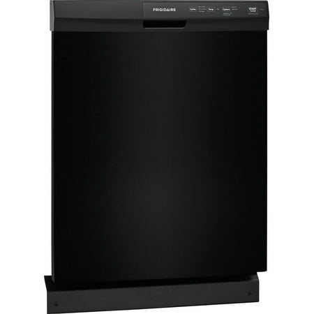 Frigidaire 24" Front Control Built-In Dishwasher, 60dba - Black