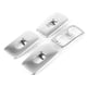 thumbnail image 5 of 4pcs Window Lift Switch Cover Decoration Trim Fit for Benz G Class W463 G500 G55 AMG 2007‑2010Peral Chrome, 5 of 5