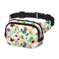 thumbnail image 2 of Easygdp Floral Vintage Fanny Packs para Mujeres y Hombres, Bolsa de Cinturón, Bolsos de Cruz para Trabajo/Correr/Senderismo, 2 of 9