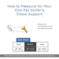 thumbnail image 2 of Cho-Pat Golfer’s Elbow Strap, Forearm Support Brace for Golfer's Elbow and Muscle Overuse Strains, Large, 2 of 6