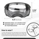 thumbnail image 5 of Gafas para Perro PETLESO con Lentes Transparentes Antirrayos UV para Perros Grandes, 5 of 7