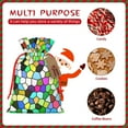 thumbnail image 7 of Fuzoiu Colorful Tie Dye Stained Glass Print Christmas Gift Bag,Burlap Gift Bag with Drawstring Closure & Hang Tag,Perfect for Holidays, Birthdays, and Special Occasions-Small, 7 of 7