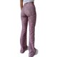 thumbnail image 3 of VISgogo Mujer Moda Flare Pantalones Largos, Vintage Estampado Cintura Alta Delgado Micro Campana Pantalones VISgogo moda, 3 of 5