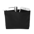 thumbnail image 4 of Aspire 6-Pack Black Canvas Zipper Bags Cosmetic Bag, 7-1/2 by 5-1/8 with 1-1/2 Inch Bottom, 4 of 6