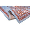 thumbnail image 4 of Ambient Rugs Bohemian Rug - 5 ft. x 8 ft., Light Blue, Indoor Area Rug with Bordered Design, Jute Backing, 4 of 7