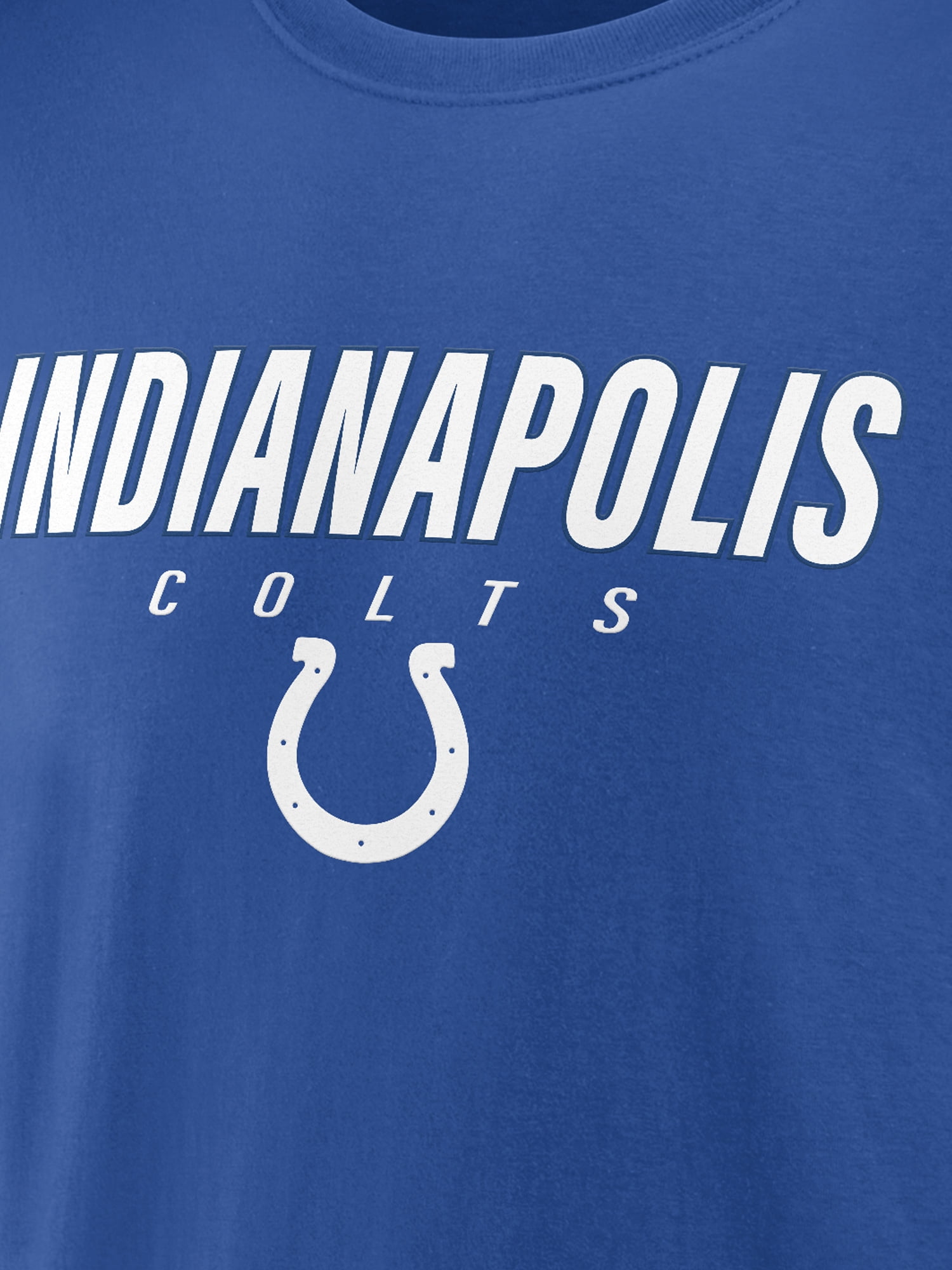 NFL Indianapolis Colts Men's Cotton Blue Short Sleeve T-Shirt