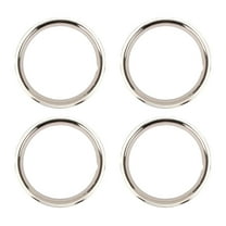 Speedway Motors Stainless Steel Trim Beauty Ring, Designed to Fit Speedway Motors 15 Inch GM Rally Wheel, 15” x 2” Polished Stainless Trim Ring, Set of 4