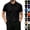 14# Black, variant on Breeze Polo Shirts for Men Short Sleeve Beer Belly Collared Textured Shirt Stretchy Quick Dry Golf Casual Cool Tops,Sky Blue,2XL
