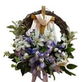 thumbnail image 3 of Easter Front Door Wreath Door Hanging Decorative Wreath Artificial Flower 50cm, 3 of 8