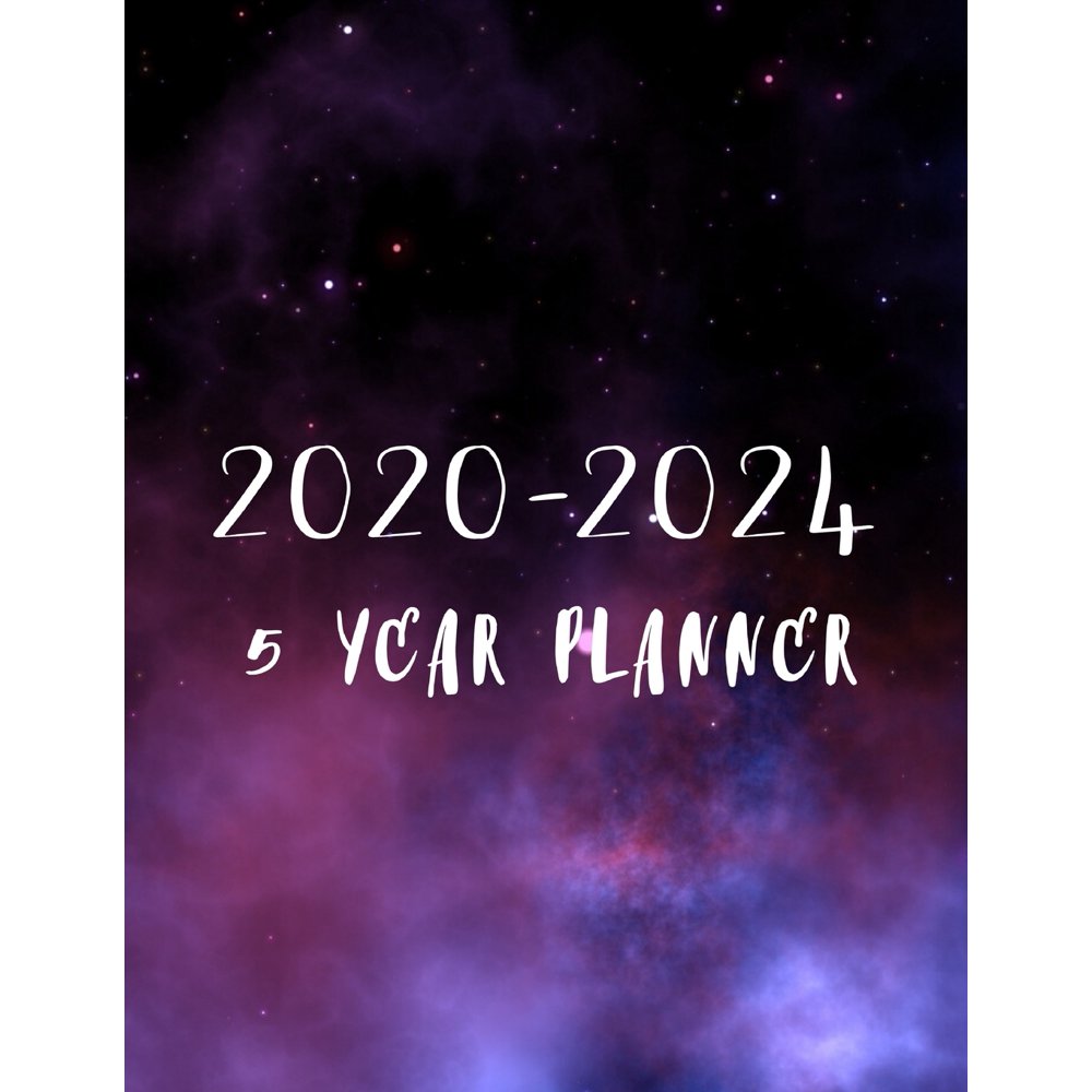 5 Year Planner 20202024 SPACE & STARS! 60 Month Calendar Note