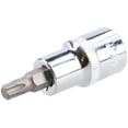 thumbnail image 2 of T40 Male Torx Bit Star Socket 1/2" Drive Standard Internal Chrome Vanadium Steel, 2 of 3