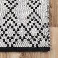 thumbnail image 3 of nuLOOM Skye Geometric Cotton Flatweave Area Rug, 4' x 6', Skye Ivory, 3 of 5