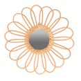 thumbnail image 2 of Round Rattan Mirror,Rattan Mirror Retro Round Rattan Mirror Wall Decoration Mirror Custom Engineered, 2 of 8