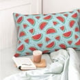 thumbnail image 5 of Kdxio Cotton Pillow Cases 16"x24" Pillowcases,Soft and Breathable Bedroom Pillow Cases-Watermelon, 5 of 8