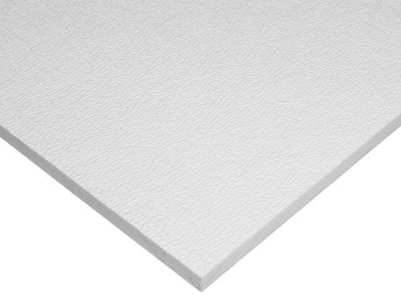 SIBER PLASTIC SUPPLY White ABS Thermoform Plastic Sheets 1/16 x 24 x
