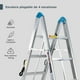 thumbnail image 3 of Escalera Plegable De Aluminio 4 Escalones Fold A Step Soporta 150Kg Voltio gris, 3 of 9
