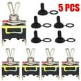 thumbnail image 1 of 5X Toggle Switch 12V On Off Car Flick Dash Light Marine 12 Volt Switches Boat, 1 of 10