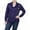Grape Enzoz, variant on Womens Petites Asymmetrical Cowl Neck Button-Up