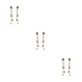 thumbnail image 2 of Minnieouse Pendientes de 2 piezas para mujer, exquisita estrella, Luna, borla larga, chicas, damas, citas, fotografía, gota para la oreja, adorno Type1 NO1, 2 of 6