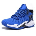 thumbnail image 1 of Boys' basketball shoes sports running shoes children's non-slip sports shoes Dark Blue, 1 of 5