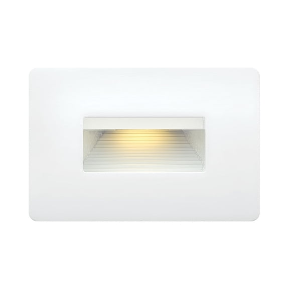 Hinkley Landscape Lighting LED Luna Step Light - Add Safety and Security Indoors and Outdoors, ADA Compliant and Energy Efficient Small Step Light, Satin White, 15508SW