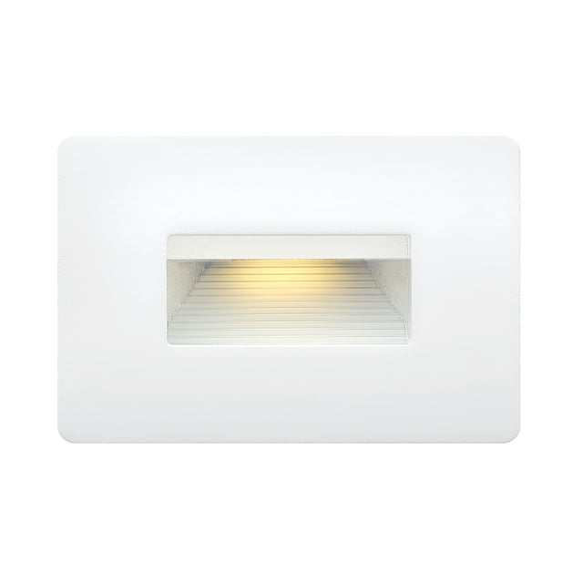Hinkley Landscape Lighting LED Luna Step Light - Add Safety and Security Indoors and Outdoors, ADA Compliant and Energy Efficient Small Step Light, Satin White, 15508SW