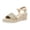 Silver, variant on Rokment Womens Espadrilles Wedges Dressy Sandals Fashionable Casual Open Toe Platform Chunky High Heels Dress Summer Shoes for Ladies Woman Beach Vacation Black Size 6