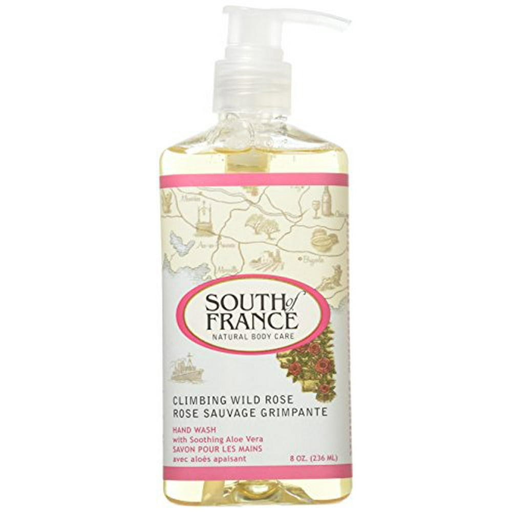 South of France Hand Wash Climbing Wild Rose 8 oz Liquid Hand Soap