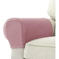 thumbnail image 1 of 2 Pack Jacquard Stretch Sofa Armrest Covers Non-Slip Recliner Sofa Armrest Covers, 1 of 6