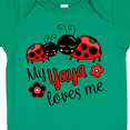 thumbnail image 4 of Inktastic My Yaya Loves Me with Cute Ladybugs Boys or Girls Baby Bodysuit, 4 of 5