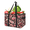 Multicolor 2, variant on CURLYOOT Peacock Feather Reusable Grocery Bag, Large Foldable Grocery Totes Shopping Bag for Groceries, Abstract Shopping Bags with Handles for Kitchen Trunk Picnic