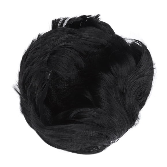 Peluca Corta de Hombres Natural Fashionable Cómodo, EE. UU. Peluca de Cabello Falso Para Negro
