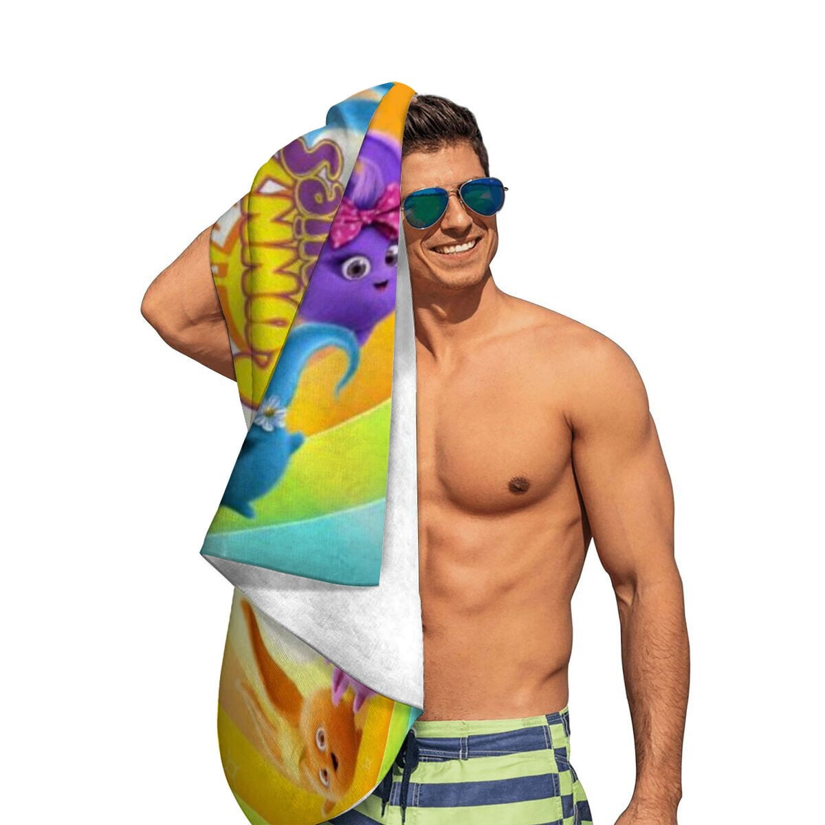 Sunny Bunnies Gifts Beach Towel for Women Girl Birthday Inspired Fan Bath Outdoor Music Lover