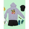 thumbnail image 3 of Tropical Summer Hawaiian Fun Icon Youth's Hoodie, 3 of 4