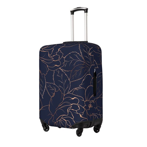 Fotbe Navy Dark Blue Funda Protectora para Equipaje, Antirrayones y Resistente a la Suciedad, Compatible con Maletas de 18 a 32 Pulgadas-X-Large