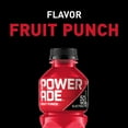 thumbnail image 2 of POWERADE Fruit Punch Electrolyte Sports Drink, 20 fl oz Bottle, 2 of 12