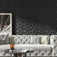 thumbnail image 2 of golytefs 100Pcs 3D Wall Panel Diamond 30x30cm 3D Wall Paper (Black), 2 of 9