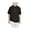Black, variant on Boys Cotton Linen Henley Shirt Button Down Shirt Long Sleeve T Shirt Casual Solid Tops