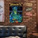 thumbnail image 3 of Placa Metal Vintage Megadeth Pintura Hierro Rectangular Del Pared 20x30cm, 3 of 9