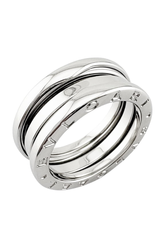 Pre-Owned Bulgari B-zero.1 3-band ring, 1, 18K white gold, women's BVLGARI