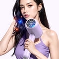 thumbnail image 4 of WIZUTIZ Portable Travel Hair Dryer Foldable Compact Dual Voltage Quick Dry Patchwork Design Lightweight for Men Women Home Hotel Business Trips, 4 of 5