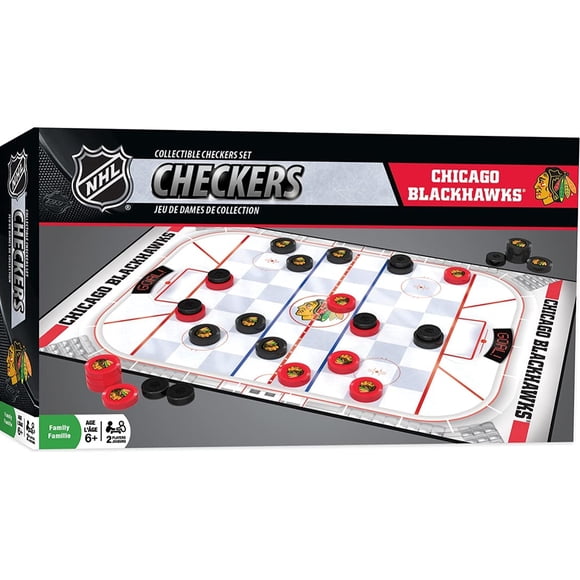 Juego de mesa Checkers MasterPieces NHL Chicago Blackhawks