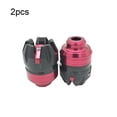 thumbnail image 4 of Sidaley 2 piezas de horquilla delantera reemplazadas, copas de eje, copa de amortiguador, aleación de aluminio multicolor, dureza de Accesorios para motos Rosa roja, 4 of 6