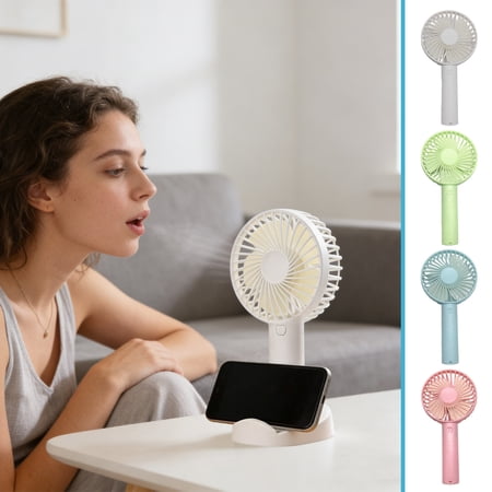 Msgweeeg Fan Portable Rechargeable Fan Portable Portable Fans Desk Fan Small Portable Desktop Fan Strong Airflow Quiet for Office/Room/Travel